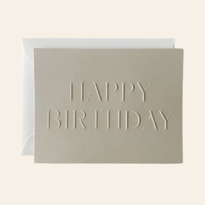 JAYMES PAPER Happy Birthday No. 10 Card