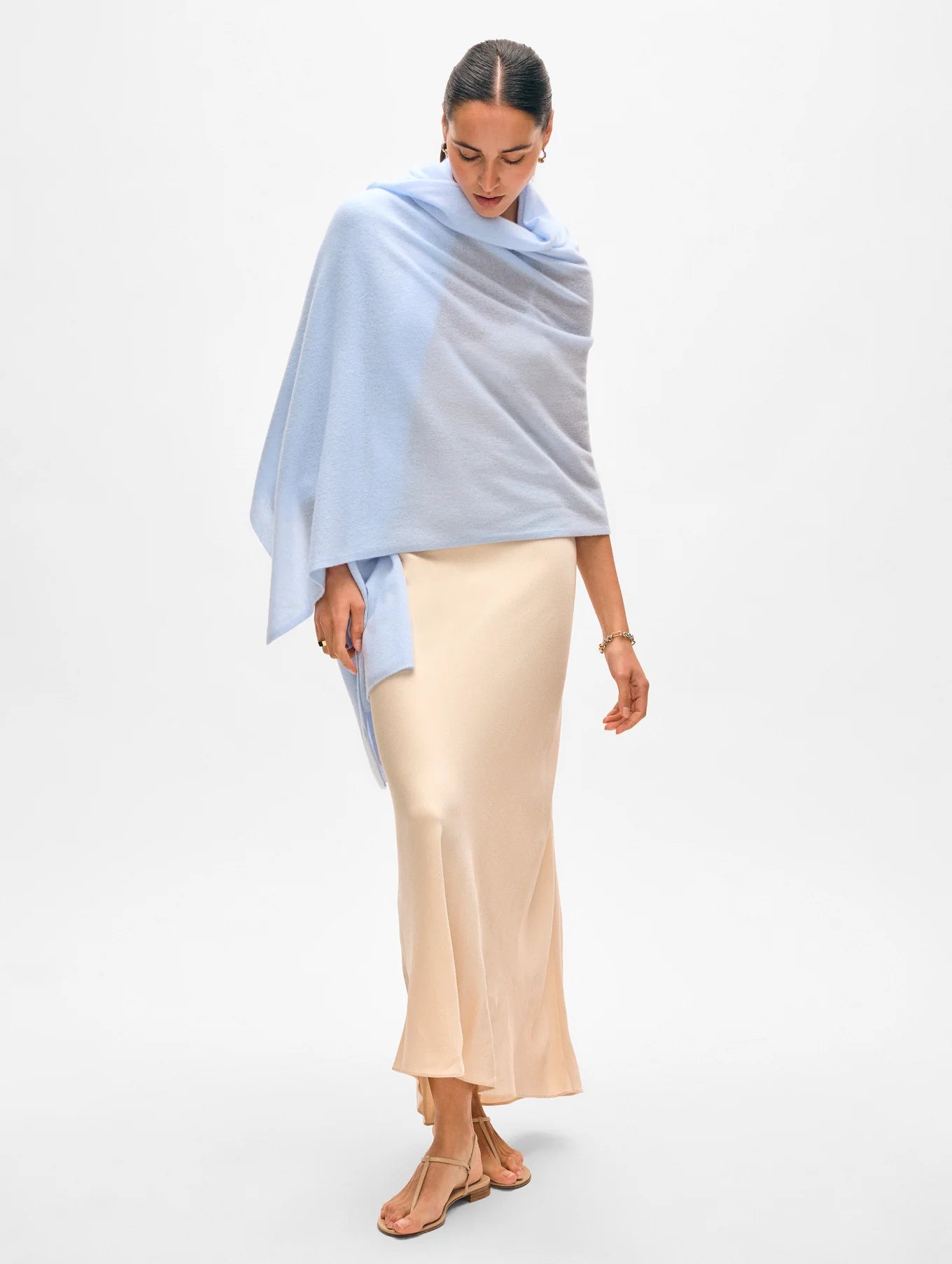 WHITE & WARREN Cashmere Travel Wrap