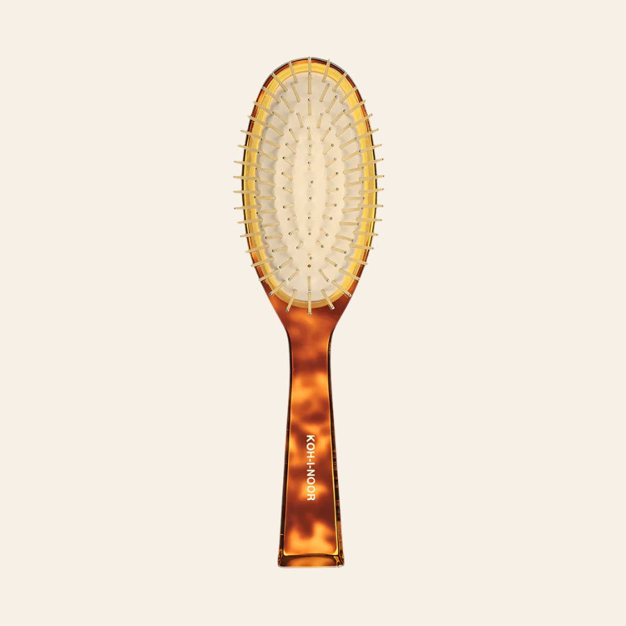KOH-I-NOOR Jaspe Pneumatic Gold Pin Oval Brush