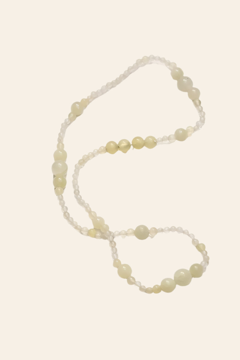 MUSSELS AND MUSCLES Jade Glyzinia Necklace