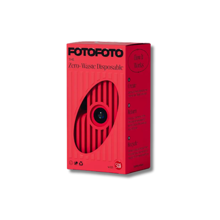 FOTOFOTO FF-1 Disposable Camera Poppy