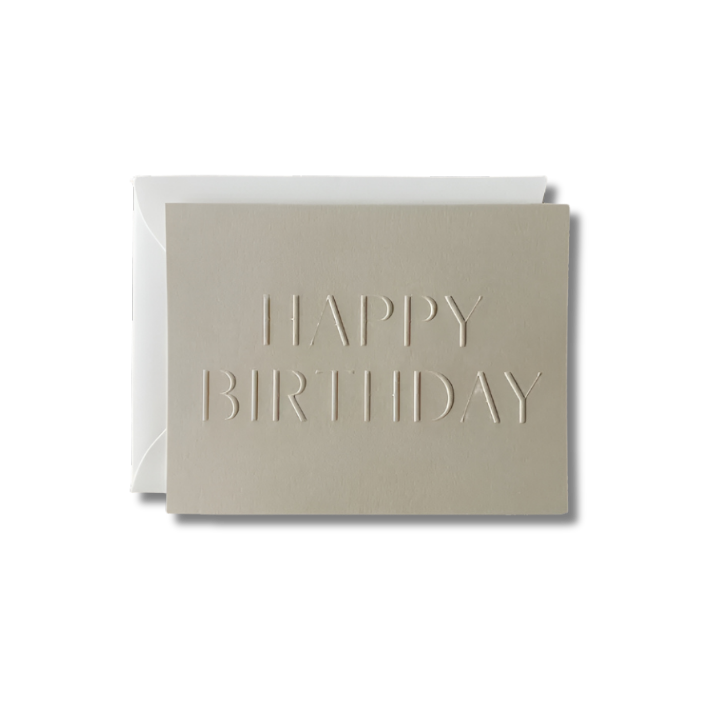 JAYMES PAPER Happy Birthday No. 10 Card
