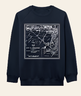 THE ALIDA Savannah Map Sweatshirt