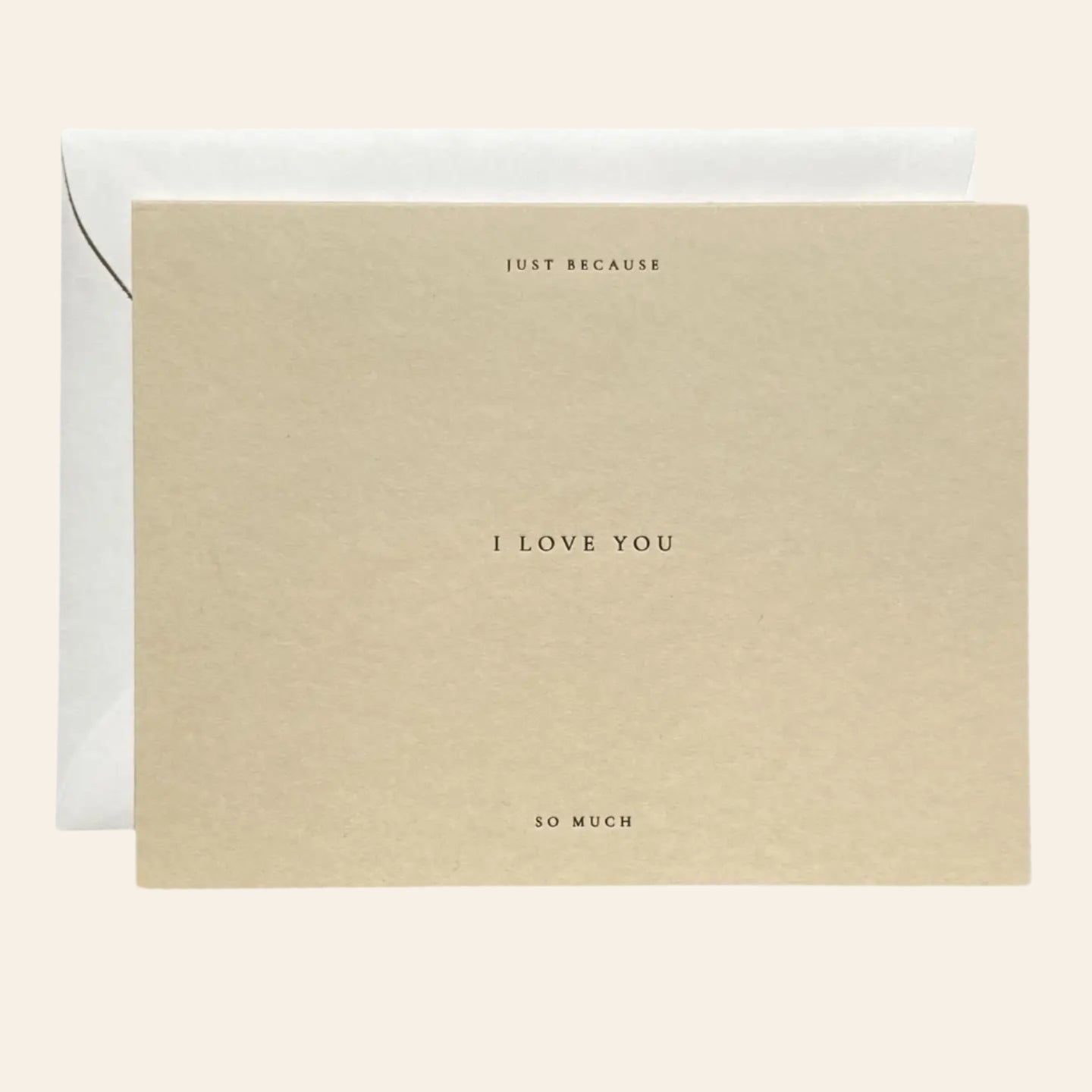 JAYMES PAPER I Love You No. 01 Card