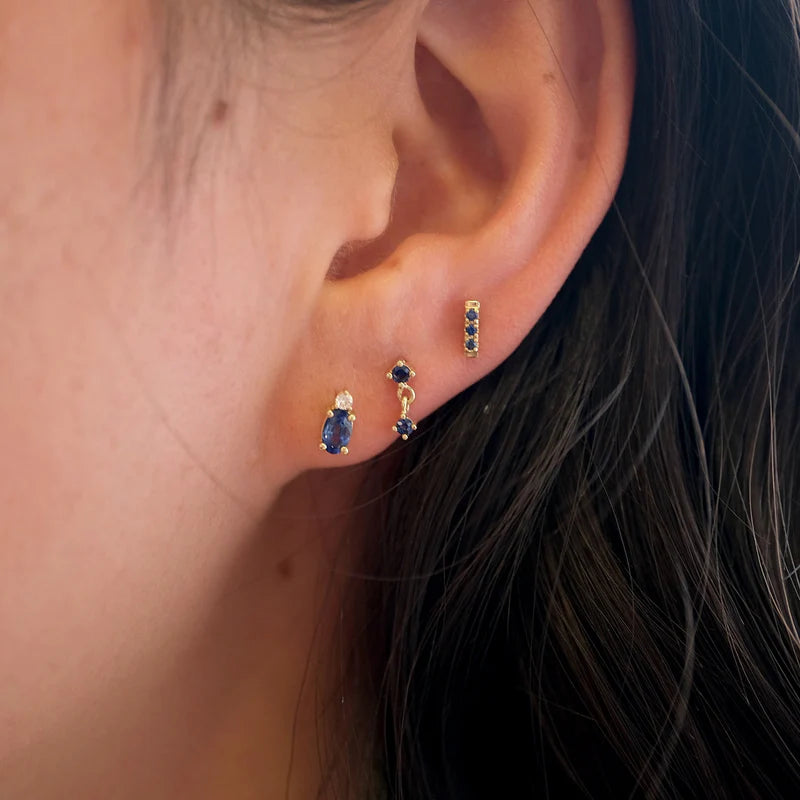GJENMI Crown Earrings Pair