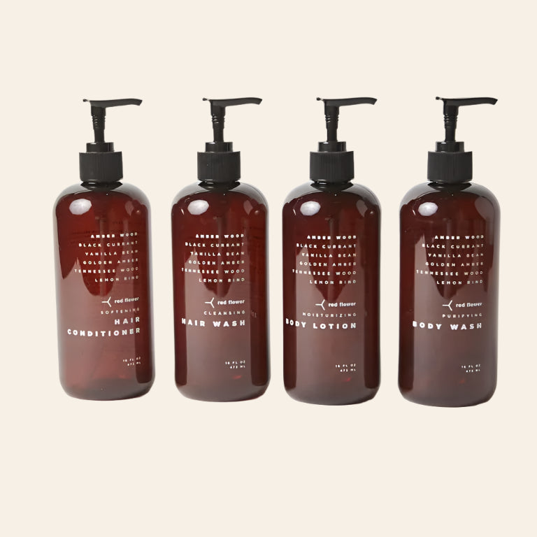 RED FLOWER Shower Essentials