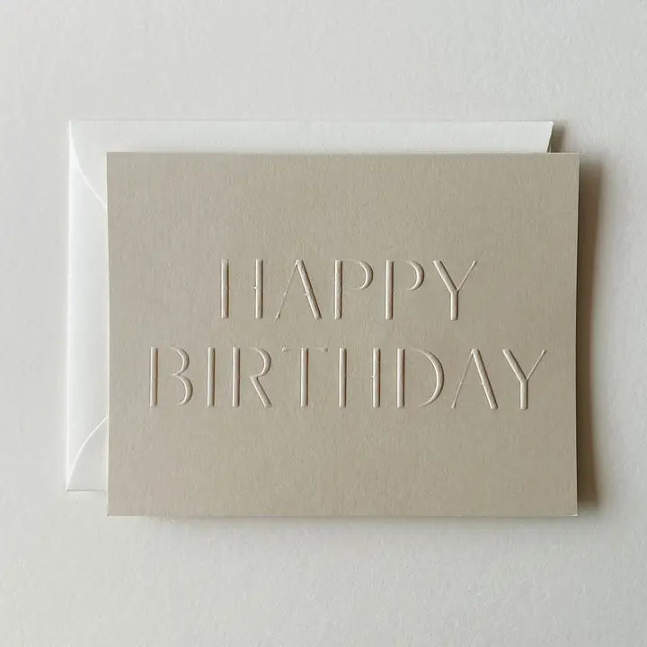 JAYMES PAPER Happy Birthday No. 10 Card