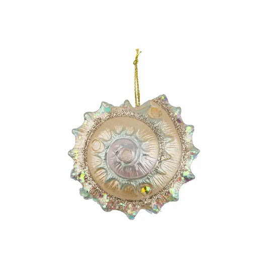 SILVER TREE HOME & HOLIDAY Nautilus Shell Ornament