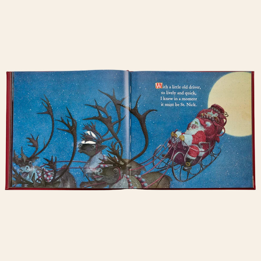 GRAPHIC IMAGE The Night Before Christmas Leather Bound Book