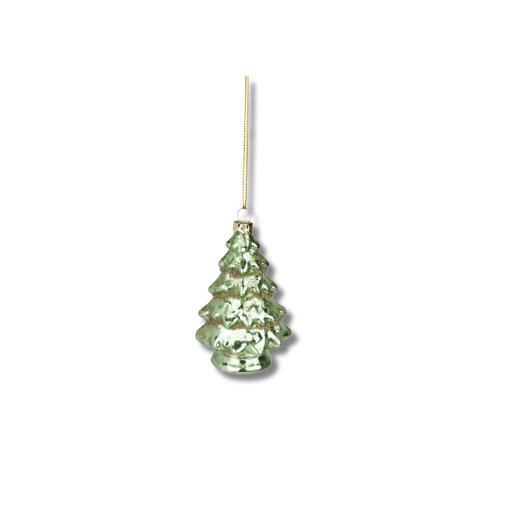 SILVER TREE HOME & HOLIDAY Glass Tree Ornament