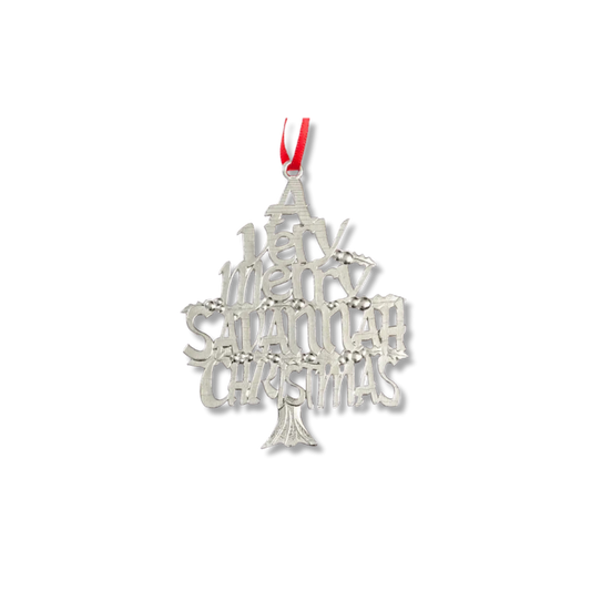 HOUSE OF MORGAN PEWTER Merry Savannah Ornament