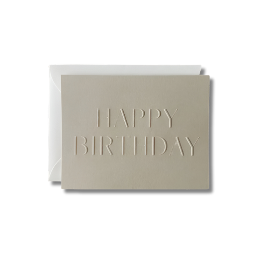 JAYMES PAPER Happy Birthday No. 10 Card