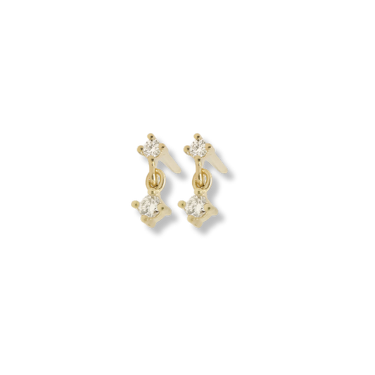 GJENMI Crown Earrings Pair