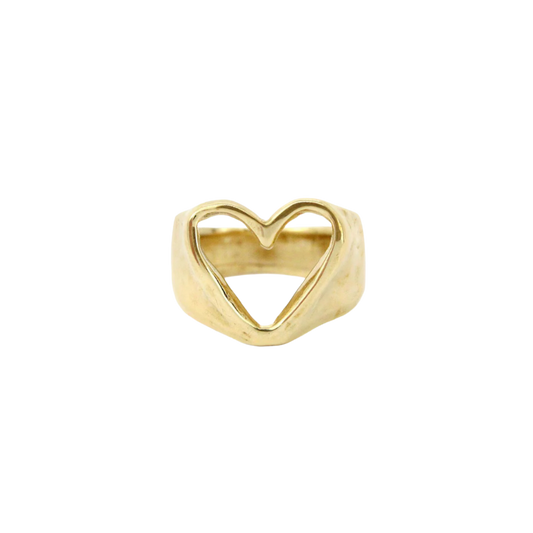 AMANDA HUNT Open Heart Ring