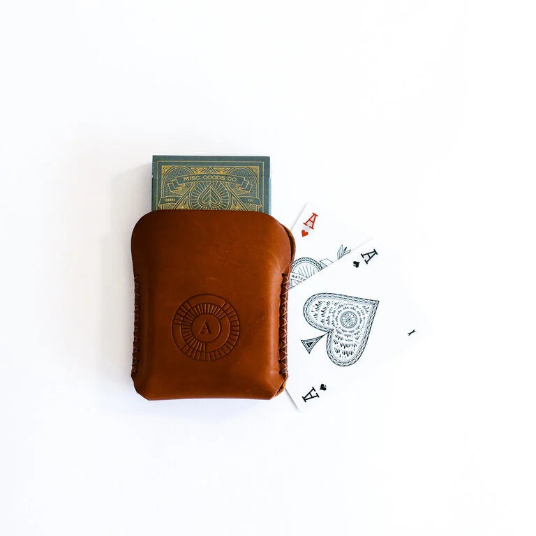 THE ALIDA Alida Playing Card Leather Case