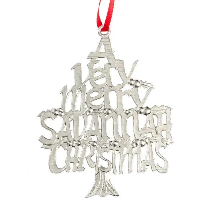 HOUSE OF MORGAN PEWTER Merry Savannah Ornament