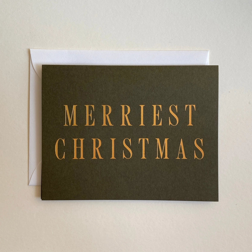 JAYMES PAPER Merriest Christmas Card No.11