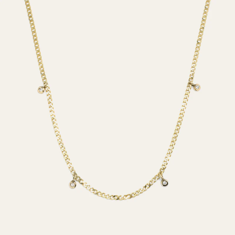 GJENMI Greggie Diamond Shaker Necklace