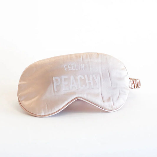 THE ALIDA Feelin' Peachy Satin Eye Mask